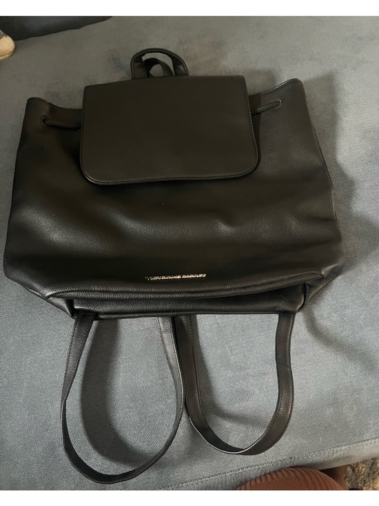 Victoria's Secret Handbags - Victoria's Secret Black Pebbled Leather Backpack
